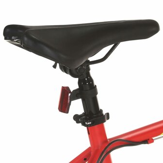 Mountainbike 21 versnellingen 27,5 inch wielen 50 cm frame rood 8