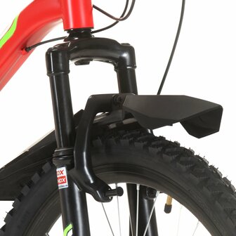 Mountainbike 21 versnellingen 26 inch wielen 36 cm rood 4