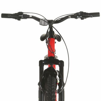 Mountainbike 21 versnellingen 26 inch wielen 36 cm rood 9