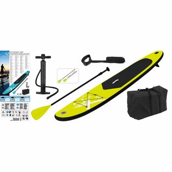 XQ Max Stand Up Paddleboard opblaasbaar 285 cm lime en zwart 1