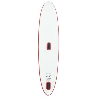 Stand-up paddleboard opblaasbaar met zeilset rood en wit 6