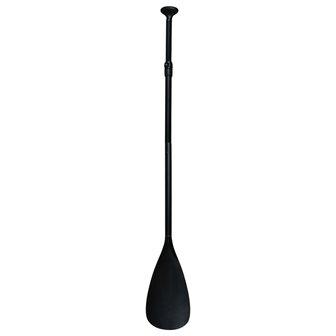 Stand Up Paddleboardset opblaasbaar zwart en wit 5