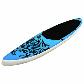 Stand Up Paddleboardset opblaasbaar 305x76x15 cm blauw 2