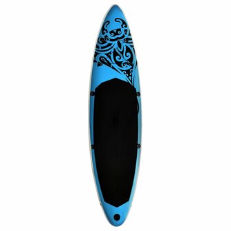 Stand Up Paddleboardset opblaasbaar 320x76x15 cm blauw 3