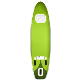 Stand Up Paddleboardset opblaasbaar 330x76x10 cm groen 4