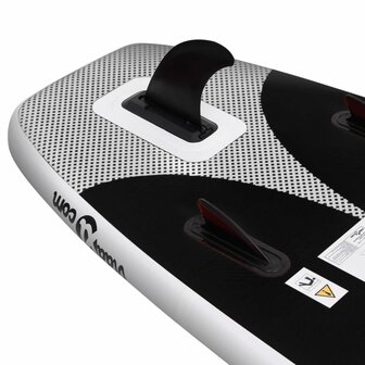 Stand Up Paddleboardset opblaasbaar 330x76x10 cm zwart 6