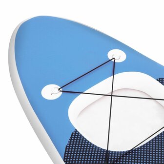 Stand Up Paddleboardset opblaasbaar 360x81x10 cm zeeblauw 7