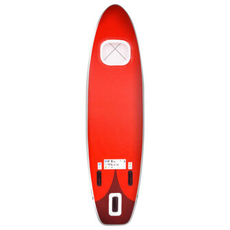 Stand Up Paddleboardset opblaasbaar 360x81x10 cm rood 4