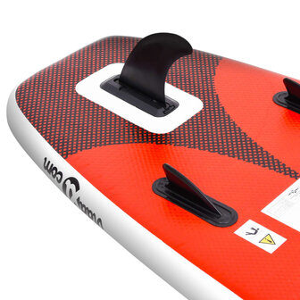 Stand Up Paddleboardset opblaasbaar 360x81x10 cm rood 6