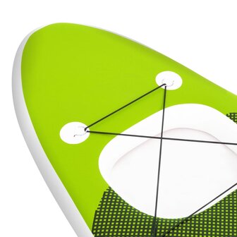 Stand Up Paddleboardset opblaasbaar 360x81x10 cm groen 7