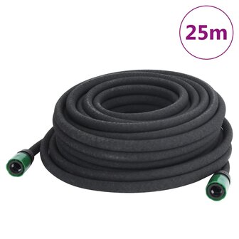 Druppelslang 0,6&amp;apos;&amp;apos; 25 m rubber zwart 1