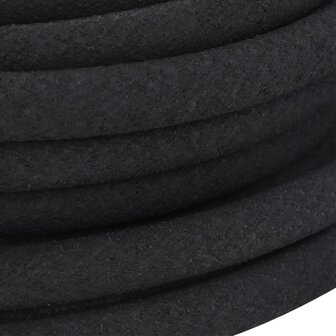 Druppelslang 0,6&amp;apos;&amp;apos; 25 m rubber zwart 8