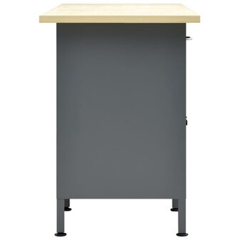 Werkbank 160x60x85 cm staal zwart 5