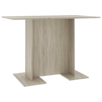 Eettafel 110x60x75 cm bewerkt hout sonoma eikenkleurig 2