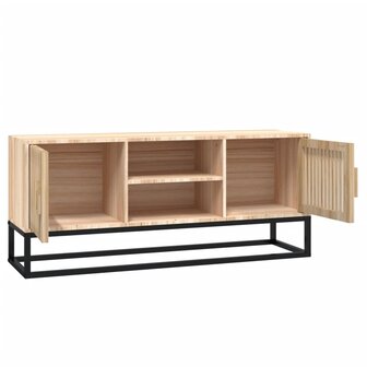 Tv-meubel 105x30x45 cm bewerkt hout en ijzer 5