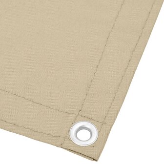 Balkonscherm 75x800 cm 100% oxford polyester beige 4