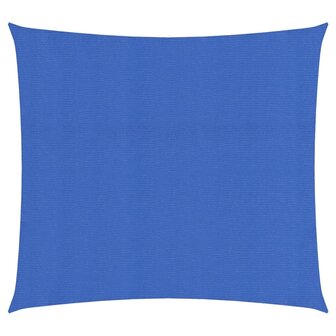 Zonnezeil 160 g/m&sup2; vierkant 3x3 m HDPE blauw 1