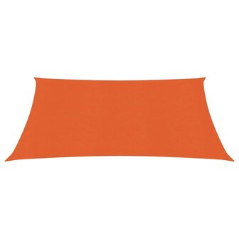 Zonnezeil 160 g/m&sup2; 2,5x2,5 m HDPE oranje 2