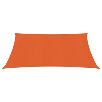 Zonnezeil 160 g/m&sup2; 3x3 m HDPE oranje 2