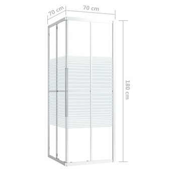 Douchecabine 70x70x180 cm ESG 9