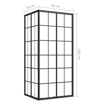 Douchecabine 90x70x180 cm ESG 9