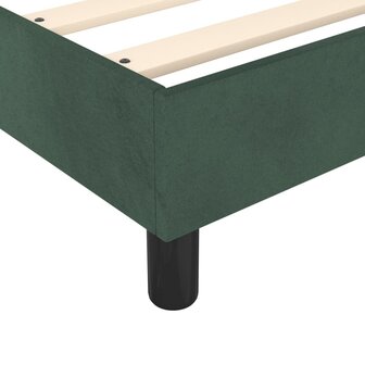 Boxspringframe fluweel donkergroen 160x200 cm 7