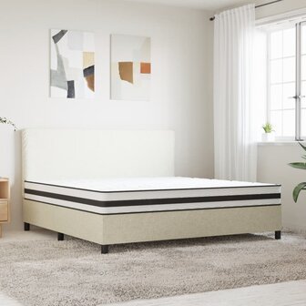 Binnenveringmatras middelhard 200x200 cm King Size 1