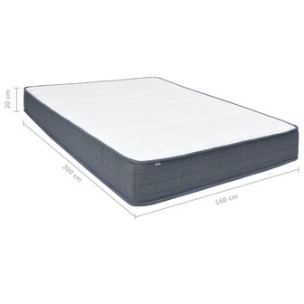 Boxspringmatras 200x160x20 cm 11