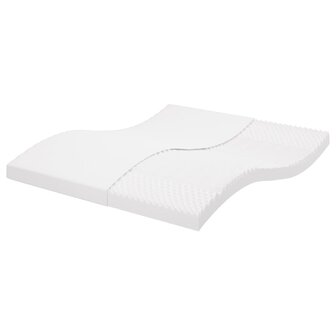 Schuimmatras 7 zones hardheid 20 ILD 180x200 cm wit 1