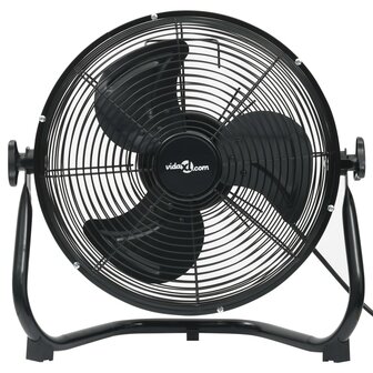 Vloerventilator 3 snelheden 100 W 55 cm zwart 2