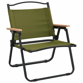 Campingstoelen 2 st 54x43x59 cm oxford stof groen 3