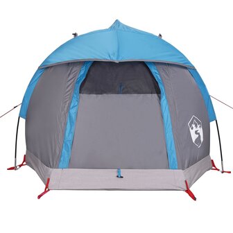 Koepeltent 1-persoons waterdicht blauw 6