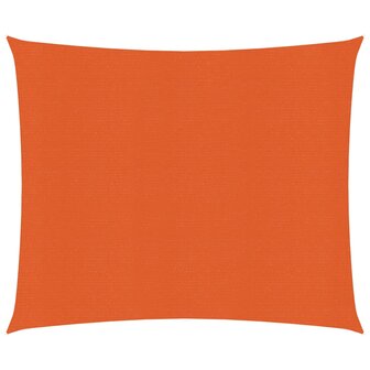 Zonnezeil 160 g/m&sup2; 2x2,5 m HDPE oranje 1