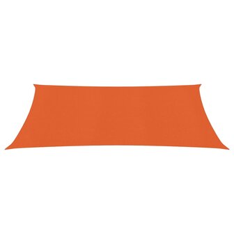 Zonnezeil 160 g/m&sup2; 2x4 m HDPE oranje 2