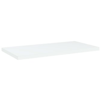 Wandschappen 4 st 40x20x1,5 cm bewerkt hout wit 2