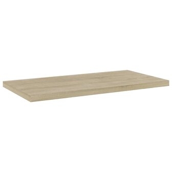 Wandschappen 4 st 40x20x1,5 cm bewerkt hout sonoma eikenkleurig 2