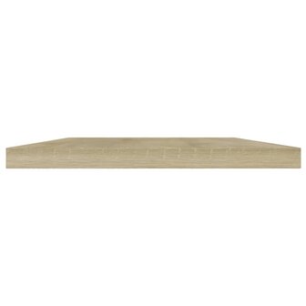 Wandschappen 4 st 40x20x1,5 cm bewerkt hout sonoma eikenkleurig 3