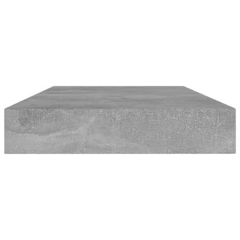 Wandschappen 4 st 80x10x1,5 cm bewerkt hout betongrijs 3