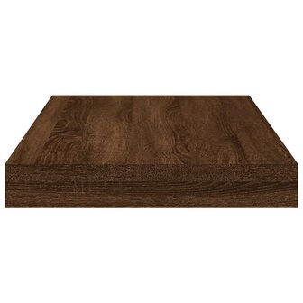 Wandschappen 4 st 40x10x1,5 cm bewerkt hout bruin eikenkleur 5