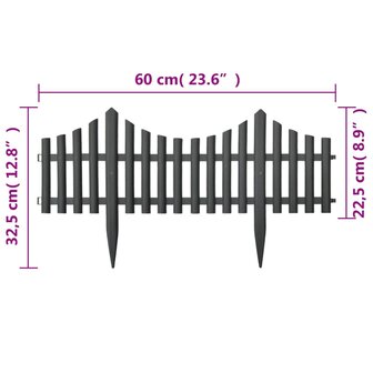 Gazonranden 17 st 10 m PP antracietkleurig 7