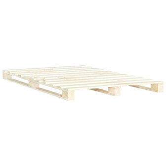 Bedframe pallet massief grenenhout 180x200 cm 2