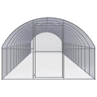 Kippenren 3x16x2 m gegalvaniseerd staal 2