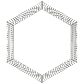 Konijnenkooi met 6 panelen 54x60 cm gegalvaniseerd ijzer 7