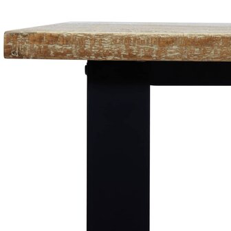 Eettafel 200x90x75 cm massief acaciahout 8