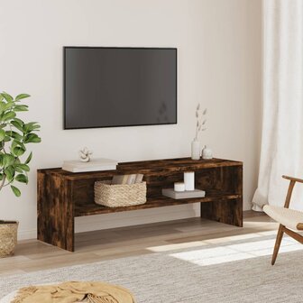 Tv-meubel 120x40x40 cm bewerkt hout gerookt eikenkleurig 1