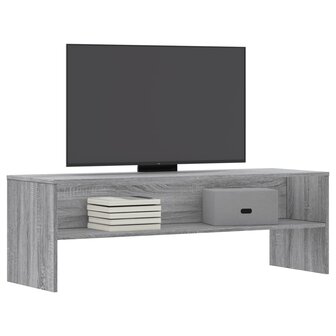 Tv-meubel 120x40x40 cm bewerkt hout grijs sonoma eikenkleurig 3