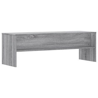 Tv-meubel 120x40x40 cm bewerkt hout grijs sonoma eikenkleurig 6