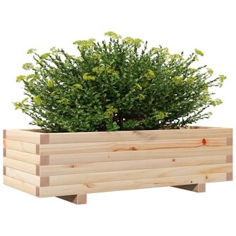 Plantenbak 90x40x26,5 cm massief grenenhout 4