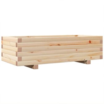 Plantenbak 90x40x26,5 cm massief grenenhout 7