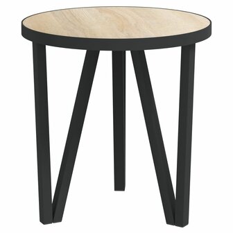 Salontafel &Oslash;35 cm MDF sonoma eikenkleurig 2